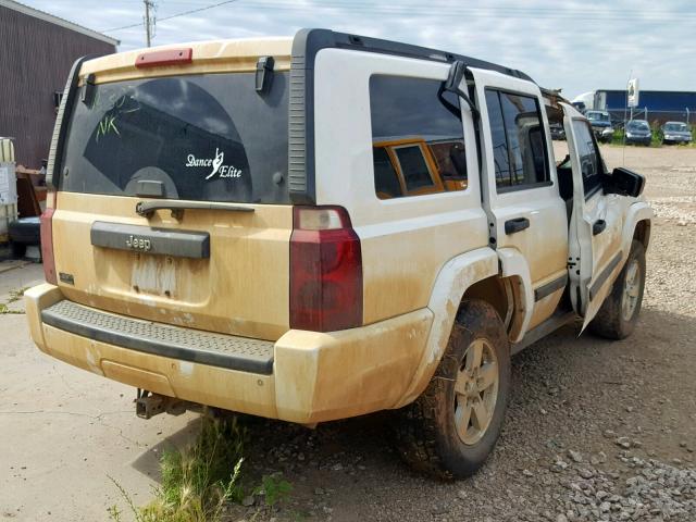 1J8HH48N46C294070 - 2006 JEEP COMMANDER თეთრი ფოტო 4