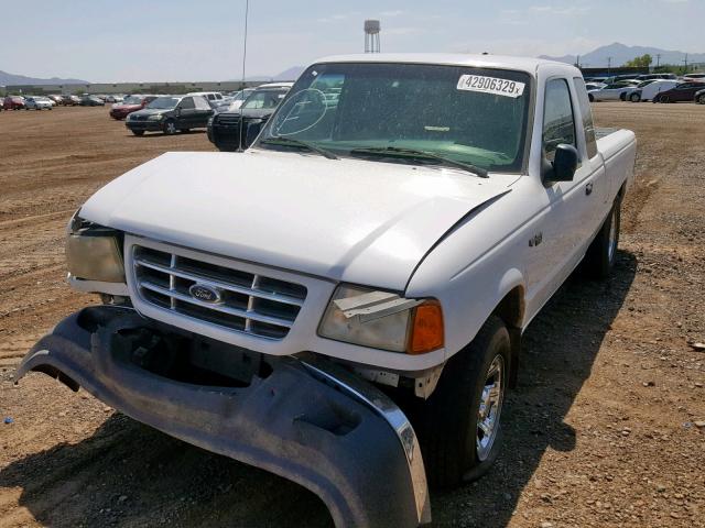 1FTYR14E51TA06445 - 2001 FORD RANGER SUP WHITE photo 2