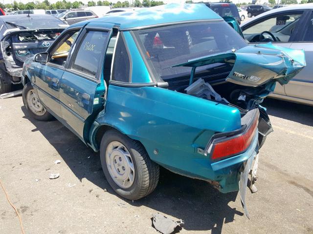 2FAPP37U7PB134846 - 1993 FORD TEMPO LX GREEN photo 3