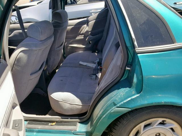 2FAPP37U7PB134846 - 1993 FORD TEMPO LX GREEN photo 6