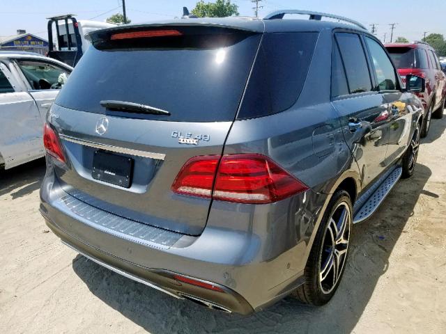 4JGDA6EB6JB069997 - 2018 MERCEDES-BENZ GLE 43 AMG GRAY photo 4