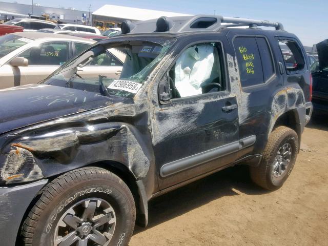 5N1AN0NW6FN665365 - 2015 NISSAN XTERRA X BLACK photo 10