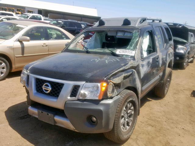 5N1AN0NW6FN665365 - 2015 NISSAN XTERRA X BLACK photo 2