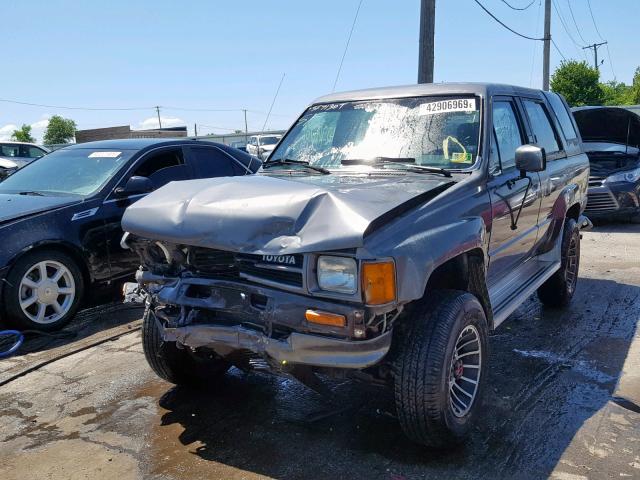 JT4RN62D2H0176443 - 1987 TOYOTA 4RUNNER RN GRAY photo 2