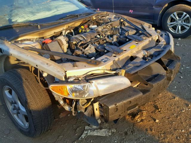 1G2WP12K0YF251320 - 2000 PONTIAC GRAND PRIX GOLD photo 9