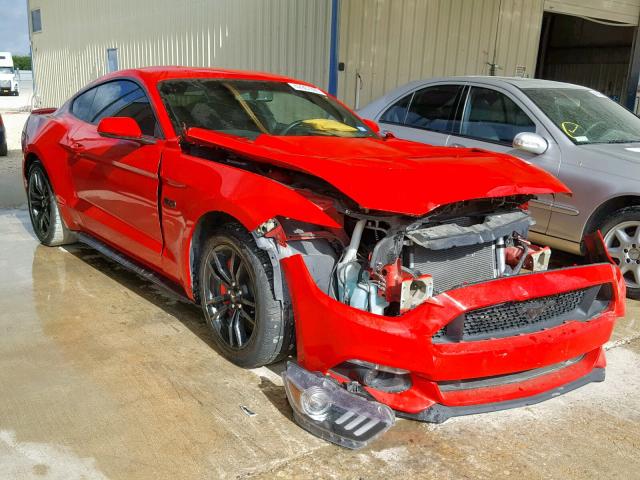 1FA6P8CF2H5257623 - 2017 FORD MUSTANG GT RED photo 1