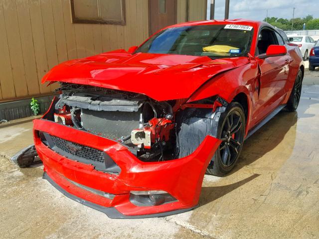 1FA6P8CF2H5257623 - 2017 FORD MUSTANG GT RED photo 2