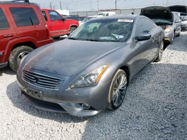 JN1CV6EK6BM212282 - 2011 INFINITI G37 BASE GRAY photo 2