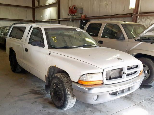 1B7FL26X1WS736587 - 1998 DODGE DAKOTA WHITE photo 1