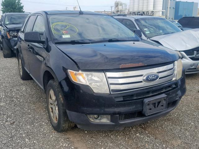 2FMDK38C07BB29193 - 2007 FORD EDGE SEL BLACK photo 1