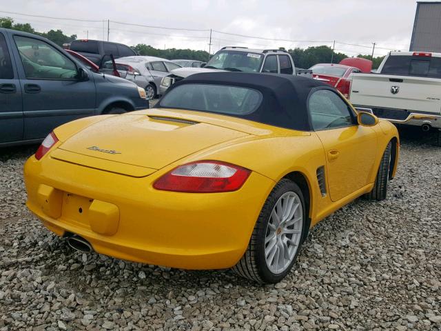 WP0CA29866S710211 - 2006 PORSCHE BOXSTER YELLOW photo 4