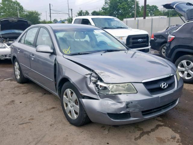 5NPET46C56H131359 - 2006 HYUNDAI SONATA GL GRAY photo 1