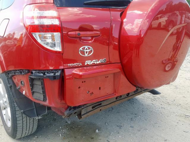 JTMBF31V49D010037 - 2009 TOYOTA RAV4 LIMIT RED photo 9