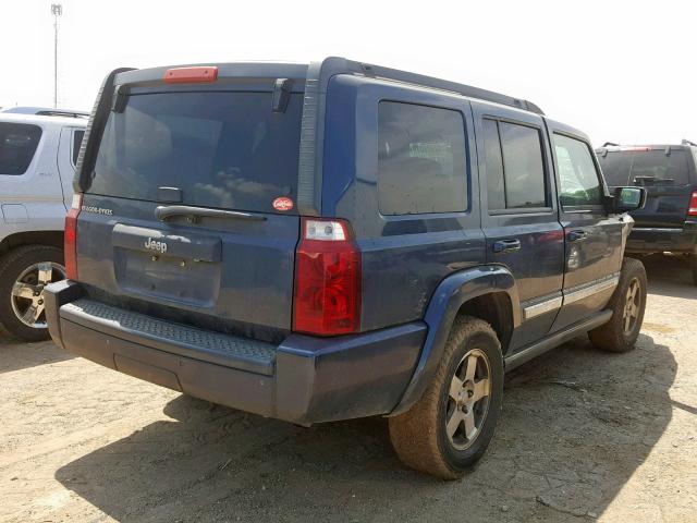 1J4RH4GK3AC159362 - 2010 JEEP COMMANDER BLUE photo 4