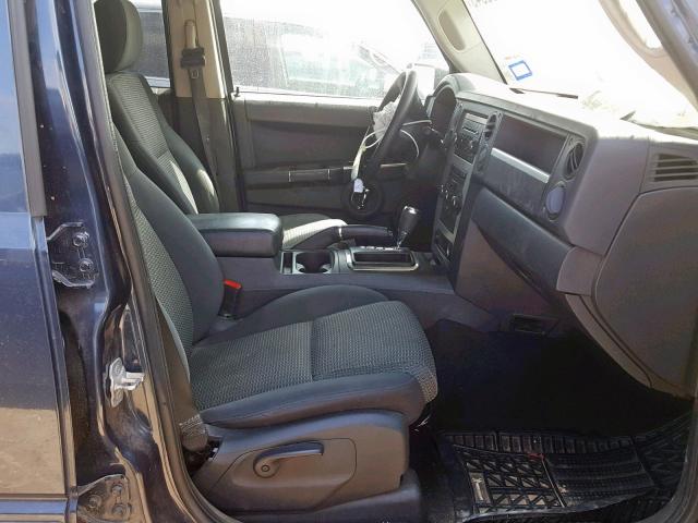 1J4RH4GK3AC159362 - 2010 JEEP COMMANDER BLUE photo 5