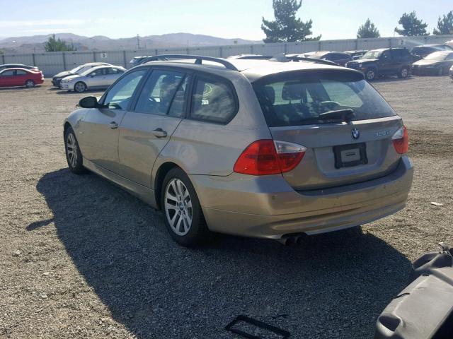 WBAVT73587FZ36532 - 2007 BMW 328 XIT TAN photo 3