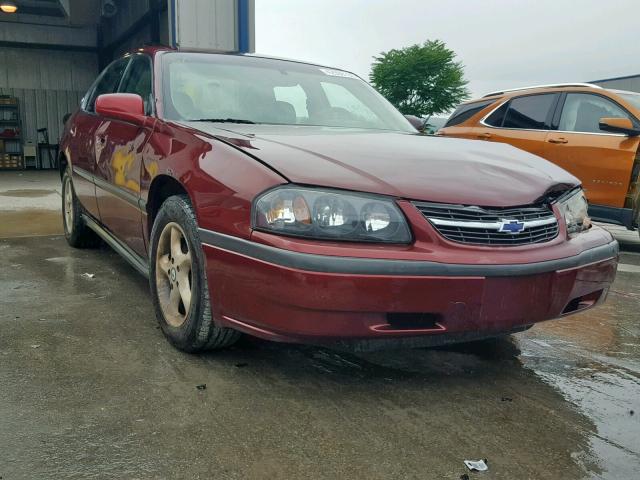 2G1WF55E9Y9271501 - 2000 CHEVROLET IMPALA BURGUNDY photo 1