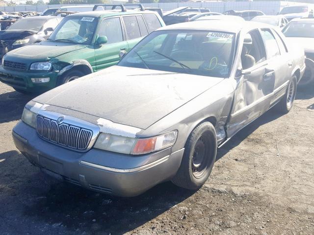 2MEFM74W1WX674382 - 1998 MERCURY GRAND MARQ GREEN photo 2