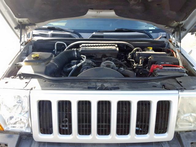 1J8HG48K06C134356 - 2006 JEEP COMMANDER ვერცხლისფერი ფოტო 7