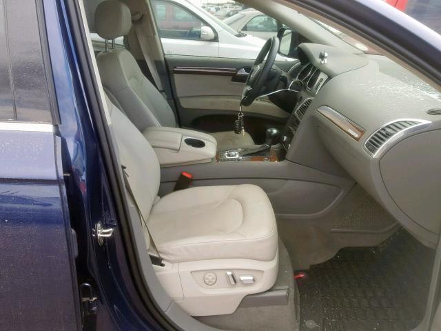 WA1DGAFE9DD013974 - 2013 AUDI Q7 PRESTIG BLUE photo 5