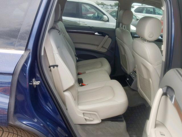 WA1DGAFE9DD013974 - 2013 AUDI Q7 PRESTIG BLUE photo 6