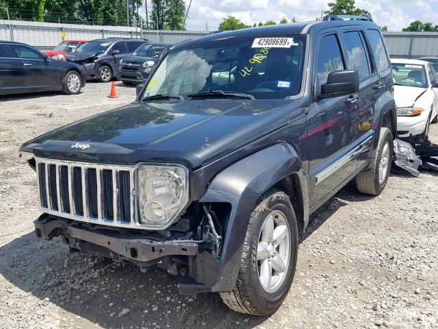 1J4PP5GK1BW548517 - 2011 JEEP LIBERTY LI CHARCOAL photo 2