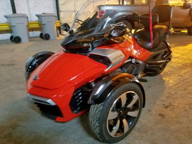 2BXRDDD23FV003950 - 2015 CAN SPYDER RED photo 2