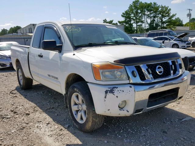 1N6BA0CA7BN316427 - 2011 NISSAN TITAN S WHITE photo 1