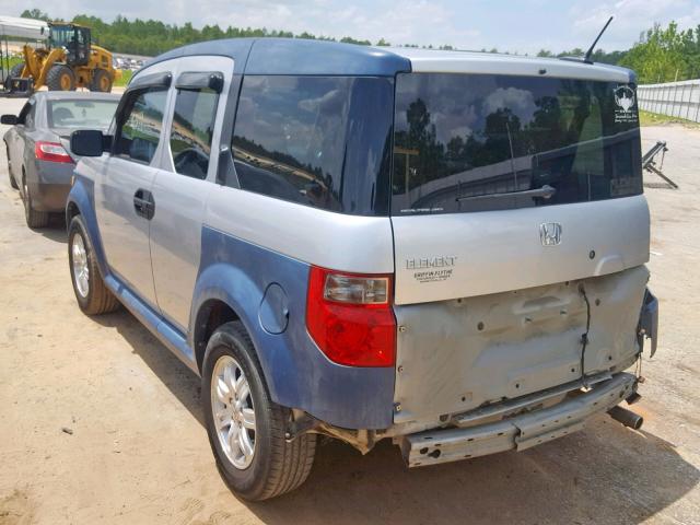 5J6YH28616L022798 - 2006 HONDA ELEMENT EX SILVER photo 3