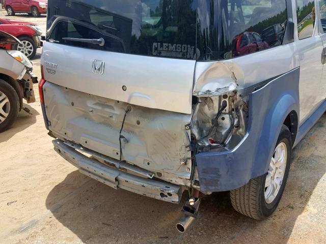 5J6YH28616L022798 - 2006 HONDA ELEMENT EX SILVER photo 9