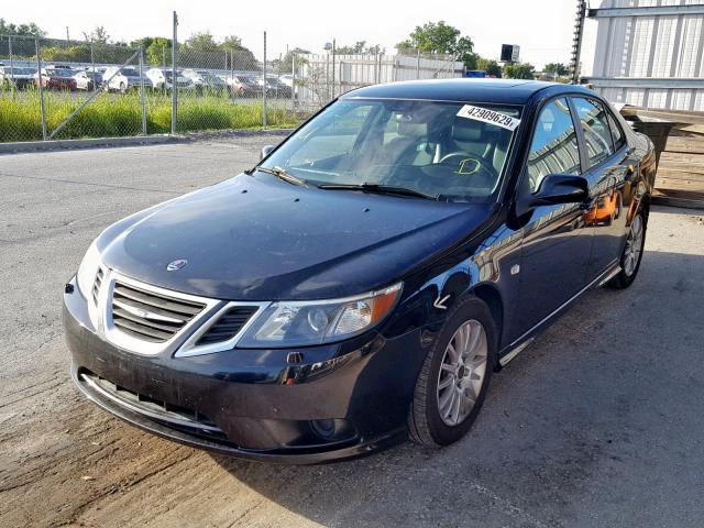 YS3FA4CY6A1609789 - 2010 SAAB 9-3 2.0T BLACK photo 2