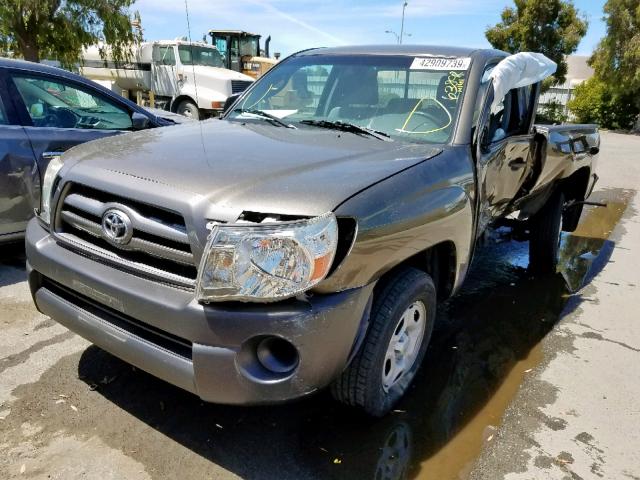 5TENX4CN2AZ712432 - 2010 TOYOTA TACOMA BROWN photo 2