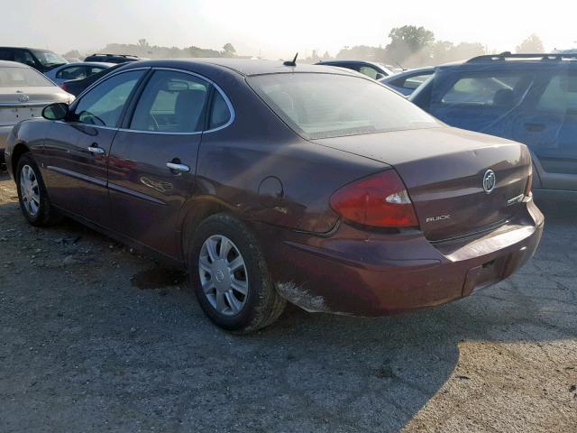 2G4WC582971128171 - 2007 BUICK LACROSSE C MAROON photo 3