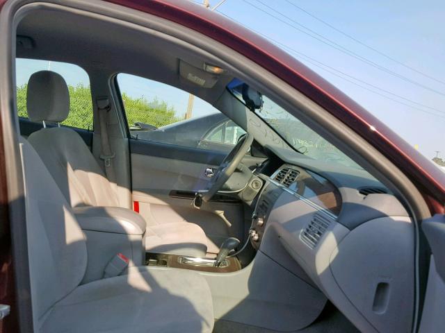 2G4WC582971128171 - 2007 BUICK LACROSSE C MAROON photo 5