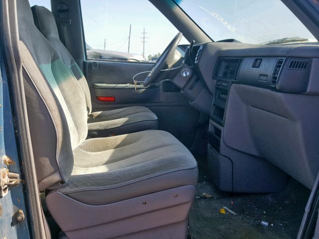 2P4GH45R4NR752959 - 1992 PLYMOUTH VOYAGER SE BLUE photo 5