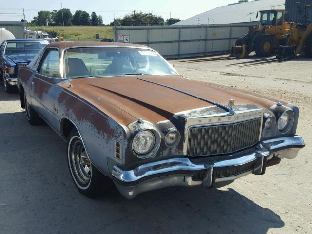 SS22N7R251684 - 1977 CHRYSLER CORDOBA BLUE photo 1