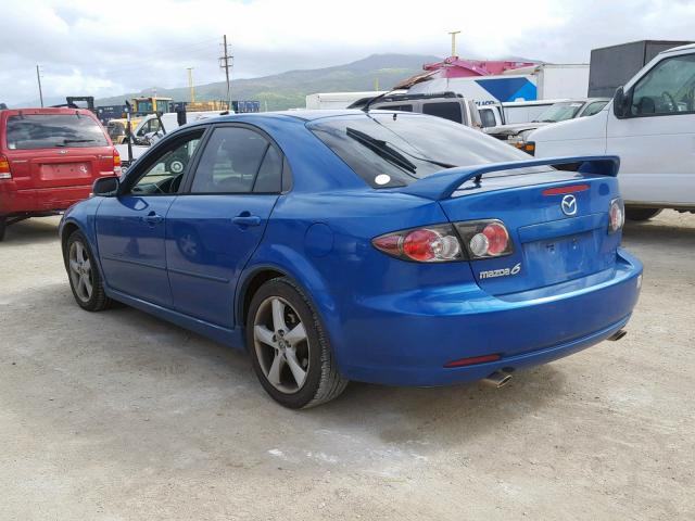 1YVHP84C065M02849 - 2006 MAZDA 6 I BLUE photo 3