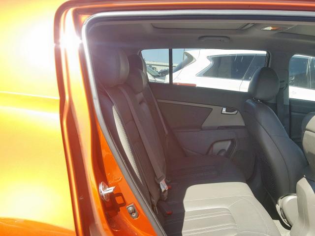 KNDPC3A29D7356158 - 2013 KIA SPORTAGE E ORANGE photo 6