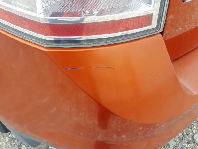 2FMDK36C67BB40458 - 2007 FORD EDGE SE ORANGE photo 9