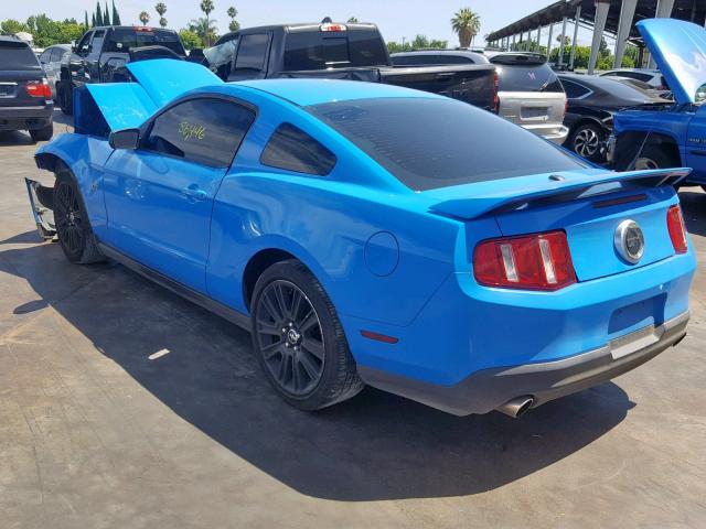 1ZVBP8CH9A5112981 - 2010 FORD MUSTANG GT BLUE photo 3