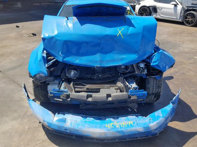 1ZVBP8CH9A5112981 - 2010 FORD MUSTANG GT BLUE photo 7