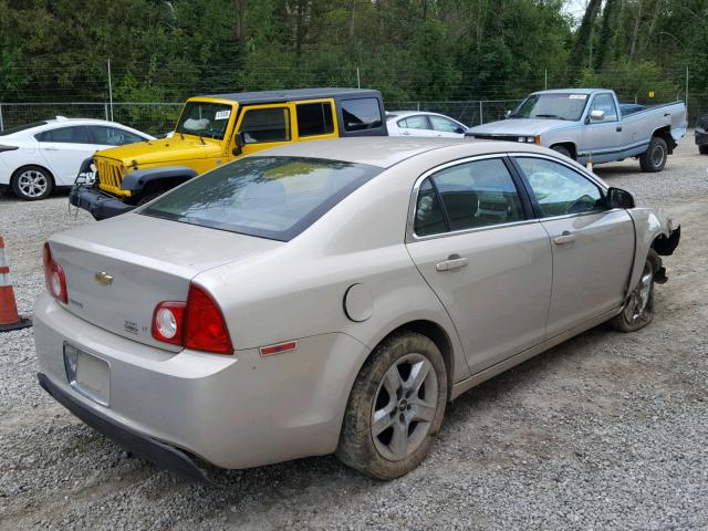 1G1ZH57B69F242783 - 2009 CHEVROLET MALIBU 1LT TAN photo 4