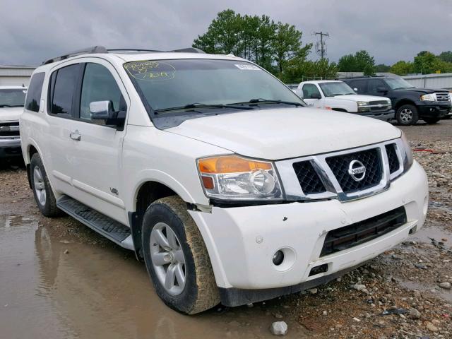 5N1BA08C89N606517 - 2009 NISSAN ARMADA SE WHITE photo 1