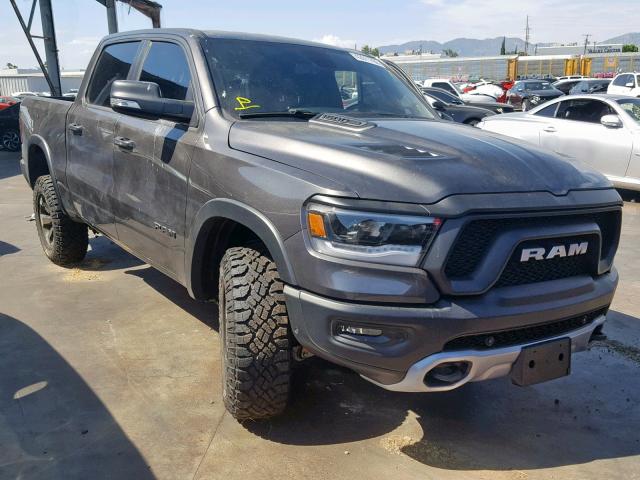 1C6SRFLT2KN743277 - 2019 RAM 1500 REBEL შავი ფოტო 1