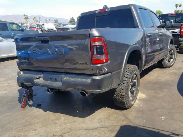 1C6SRFLT2KN743277 - 2019 RAM 1500 REBEL შავი ფოტო 4