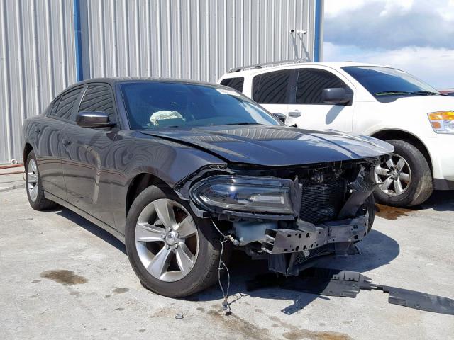 2C3CDXHG5GH187208 - 2016 DODGE CHARGER SX GRAY photo 1