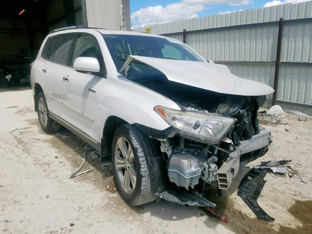 5TDYK3EH9CS073432 - 2012 TOYOTA HIGHLANDER WHITE photo 1