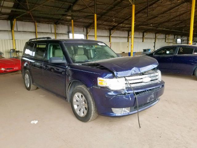 2FMGK5BC2BBD29390 - 2011 FORD FLEX SE BLUE photo 1