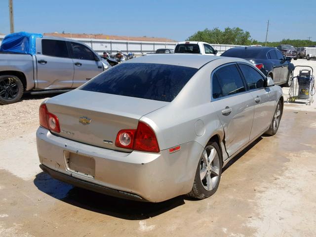 1G1ZC5EU7BF103917 - 2011 CHEVROLET MALIBU 1LT ოქროსფერი ფოტო 4