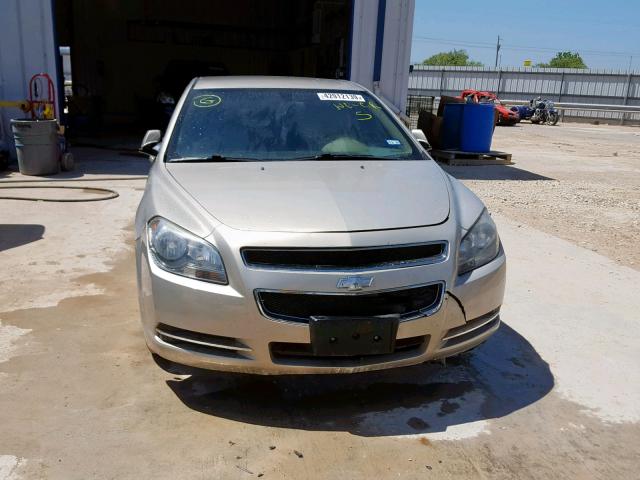 1G1ZC5EU7BF103917 - 2011 CHEVROLET MALIBU 1LT ოქროსფერი ფოტო 9